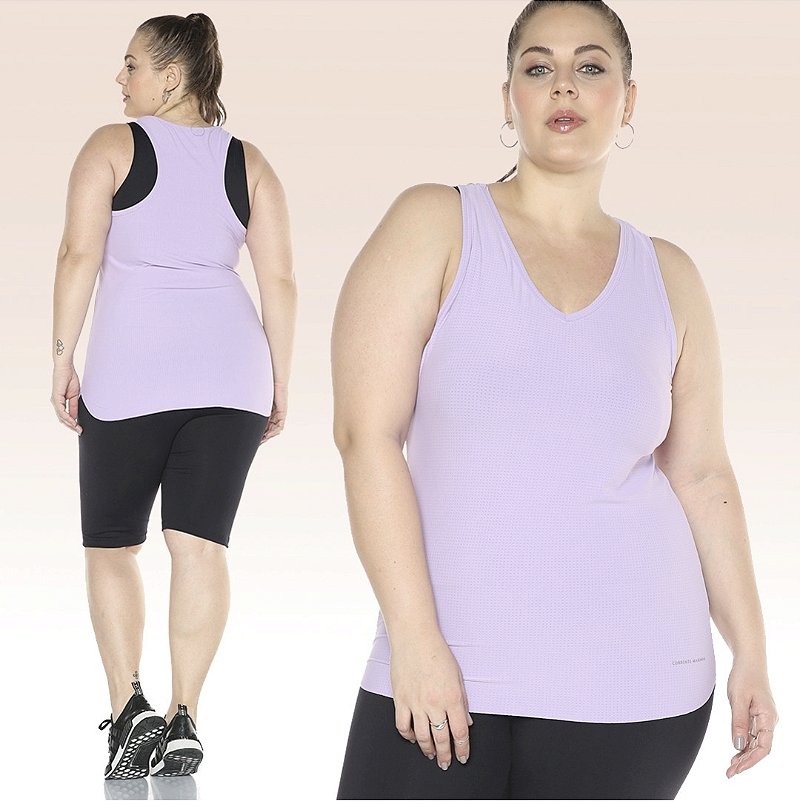 Regata Alongada Plus Size