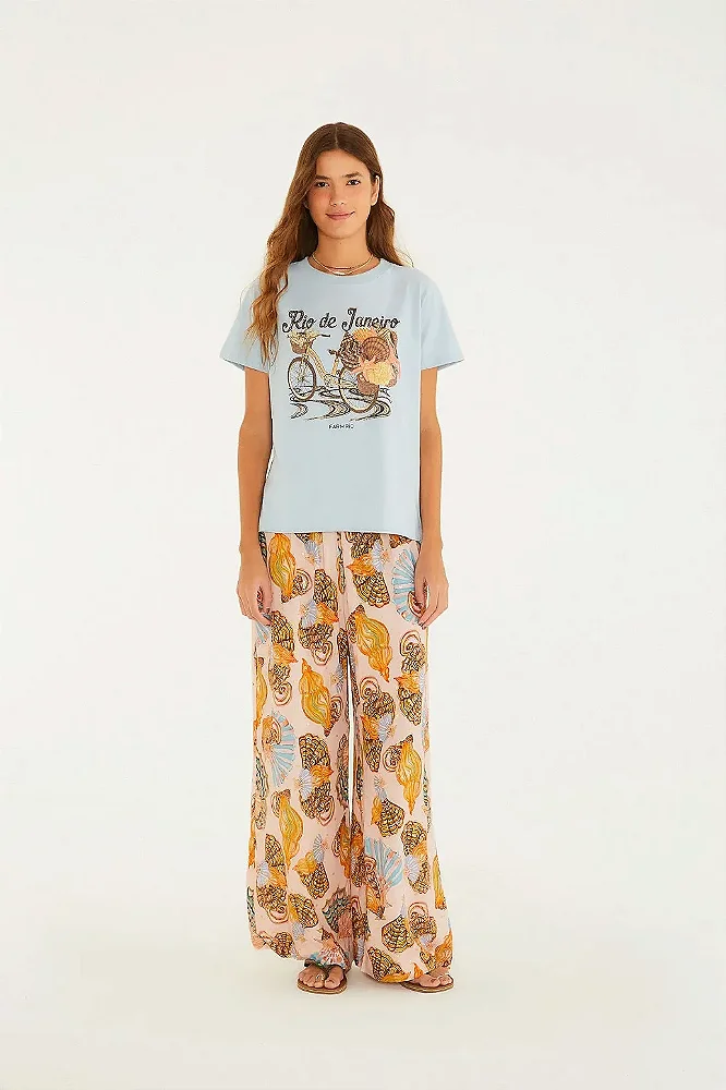 T-Shirt Fit Bicicleta Conchas