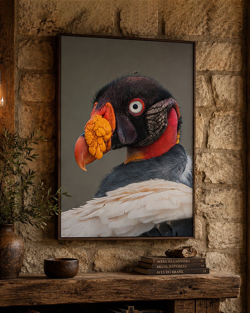 Quadro Fine Art Urubu-rei - 90 x 60 cm