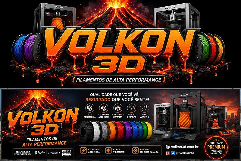 Filamento PLA - Outlet 1kg para impressora 3D