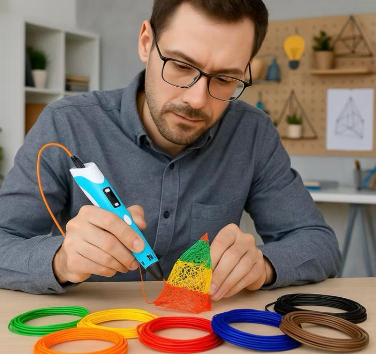 Intermediário 3D - Kit Caneta 3D impressão  14 anos+