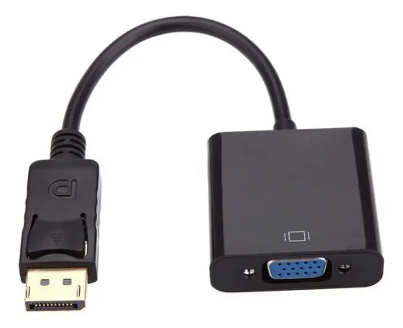 Cabo Adaptador Displayport Para Vga - Preto