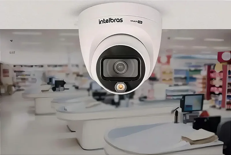 Camera Vhd 1220d Full Color Lente2.8mm Infra 20mts Intelbras Branco