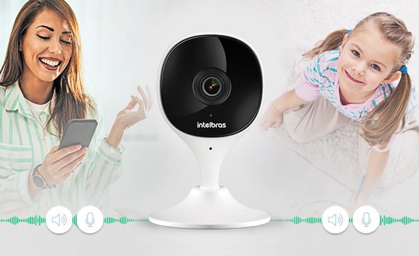 Câmera IMXC Intelbras WIFI c/ áudio Full HD Alta Resolução Residência