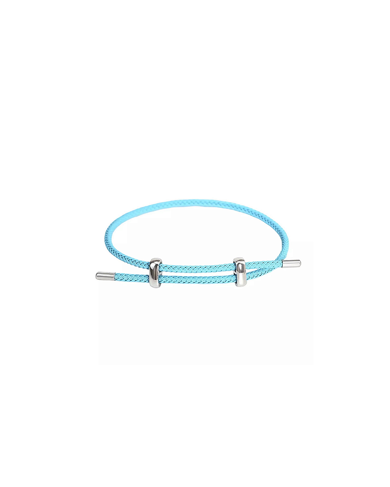 Pulseira Corda de Aço Inoxidável - Azul