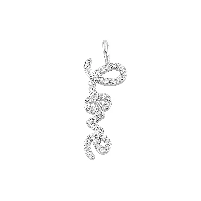 Pingente Love Prata 925