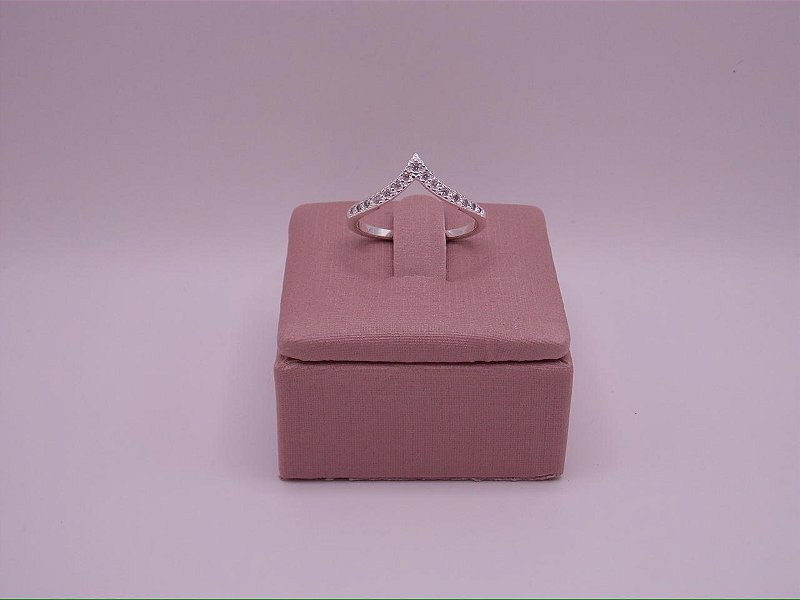 Anel Princesa Banho de Prata