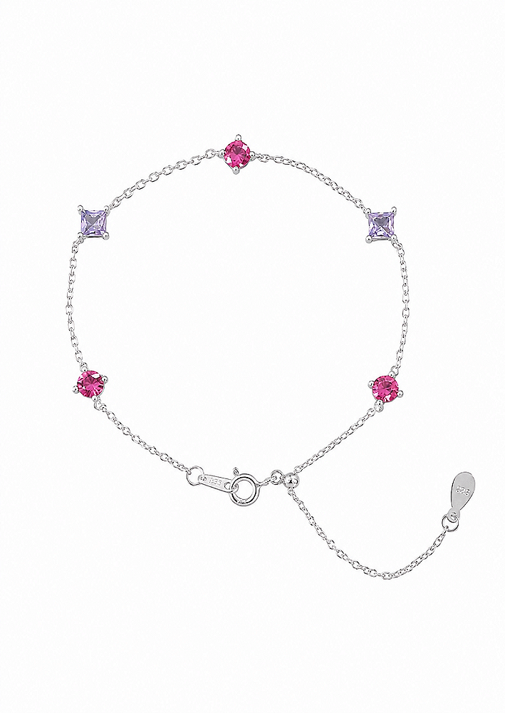 PULSEIRA PRATA BICOLOR