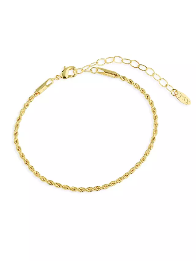 Pulseira Malha Baiana Banho de Ouro