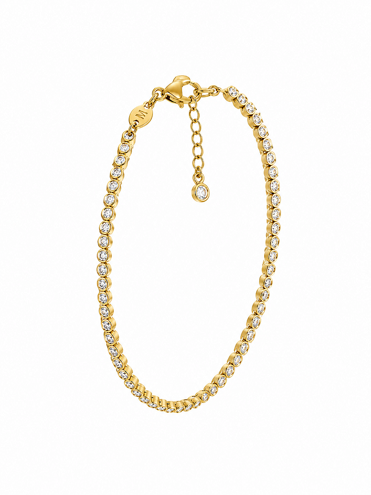 Pulseira Ponto de Luz Banho de Ouro