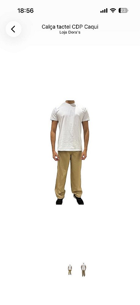 CALÇA TACTEL PADRAO SAP P AO G3