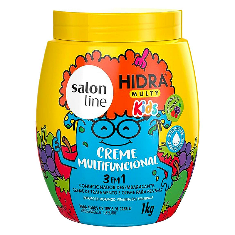 Creme Multifuncional 3 em 1 Hidra Multy Kids (Salon Line) - 1kg