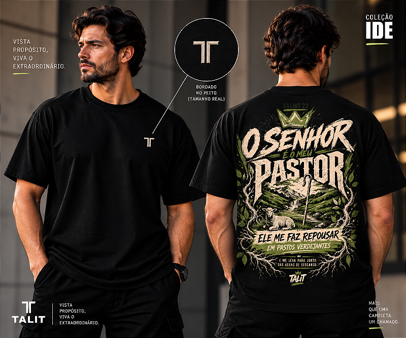 Camiseta IDE - TALIT - PRETA - Cód.: 011