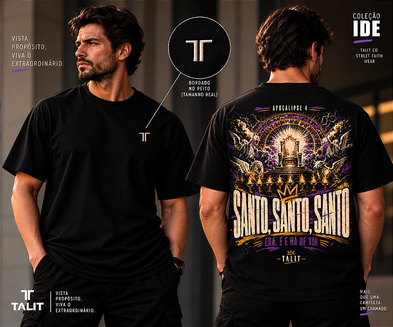 Camiseta IDE - TALIT - PRETA - Cód.: 012