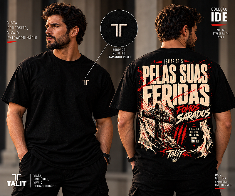 Camiseta IDE - TALIT - PRETA - Cód.: 015