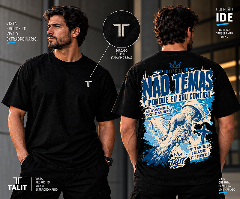Camiseta IDE - TALIT - PRETA - Cód.: 016
