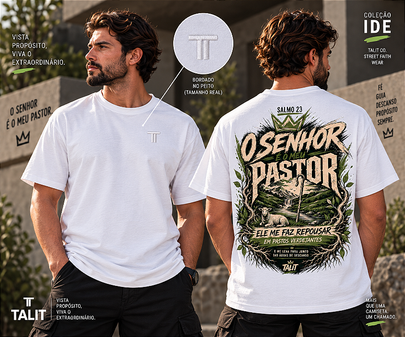 Camiseta IDE - TALIT - BRANCA - Cód.: 002