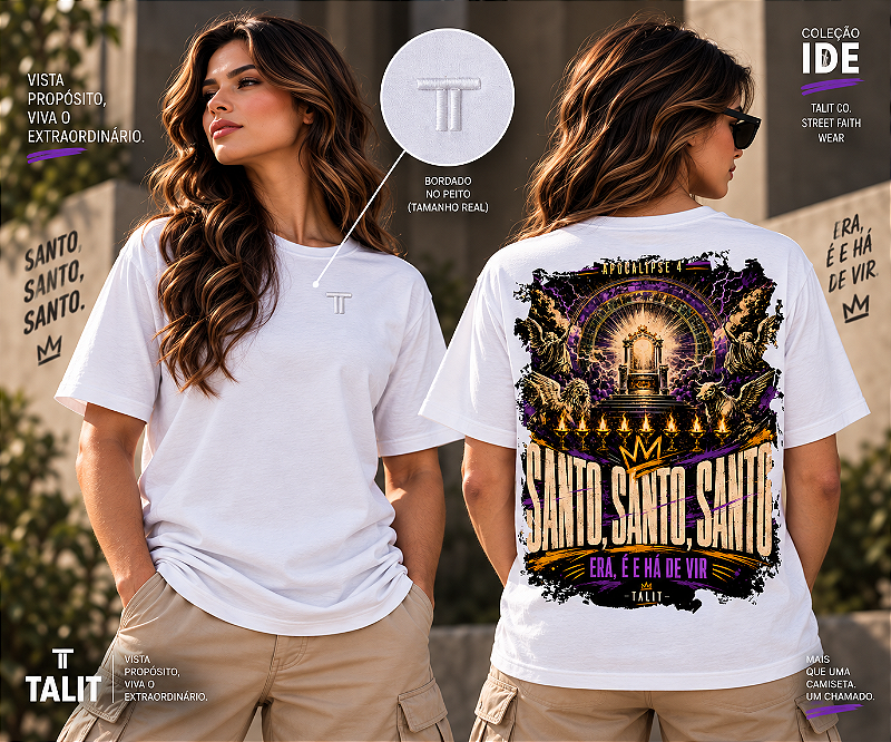 Camiseta IDE - TALIT - BRANCA - Cód.: 003