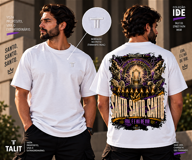 Camiseta IDE - TALIT - BRANCA - Cód.: 003