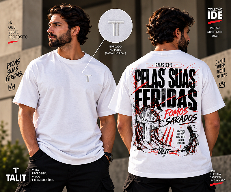 Camiseta IDE - TALIT - BRANCA - Cód.: 005
