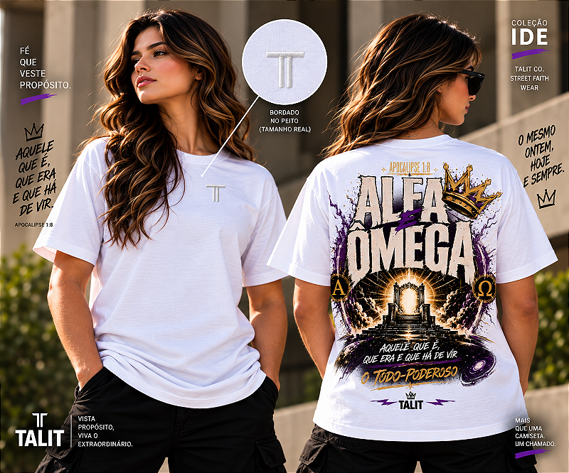 Camiseta IDE - TALIT - BRANCA - Cód.: 009