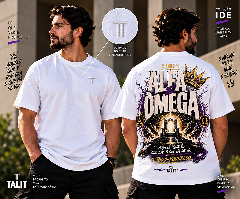 Camiseta IDE - TALIT - BRANCA - Cód.: 009