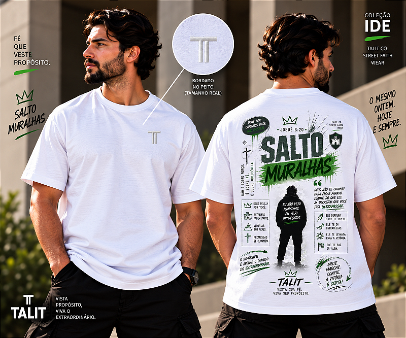 Camiseta IDE - TALIT - BRANCA - Cód.: 011