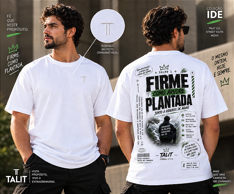 Camiseta IDE - TALIT - BRANCA - Cód.: 012