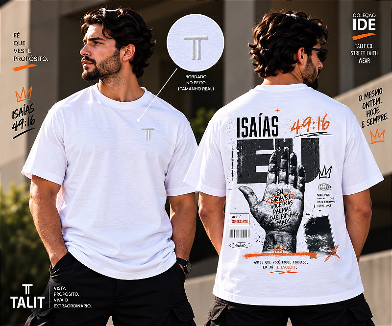 Camiseta IDE - TALIT - BRANCA - Cód.: 013
