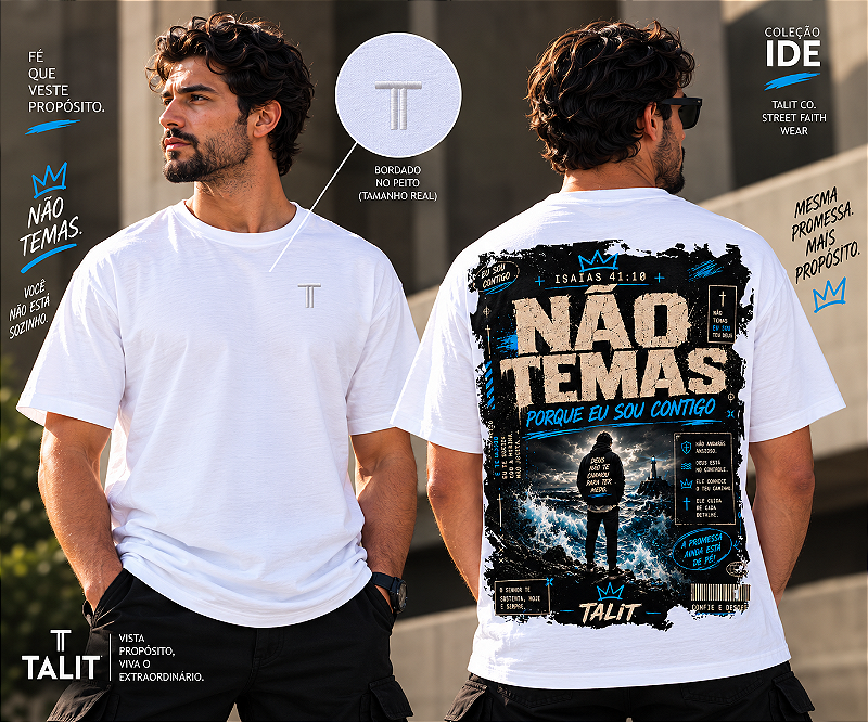 Camiseta IDE - TALIT - BRANCA - Cód.: 014