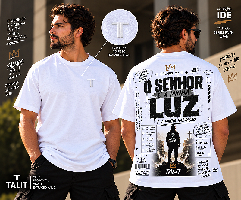 Camiseta IDE - TALIT - BRANCA - Cód.: 016
