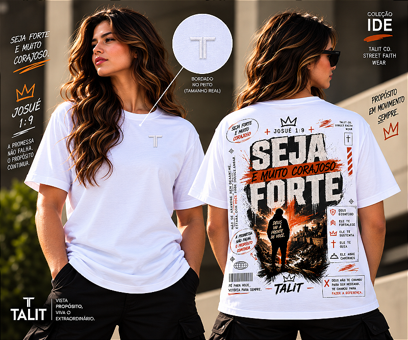 Camiseta IDE - TALIT - BRANCA - Cód.: 017