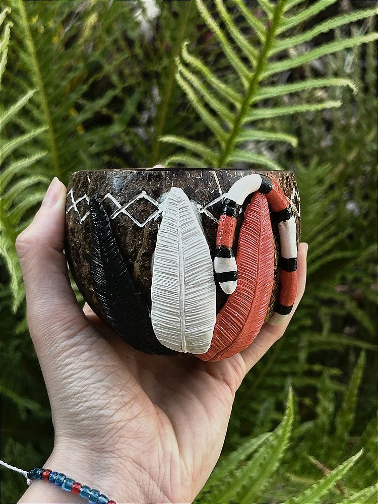 Coité Artesanal Cobra Coral