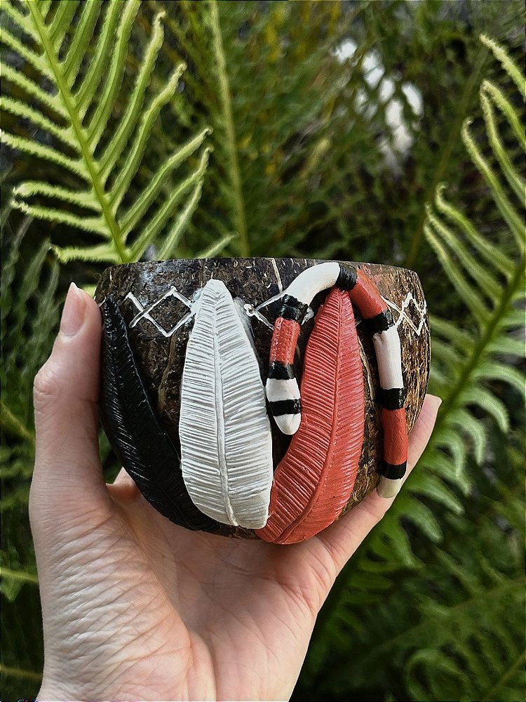 Coité Artesanal Cobra Coral