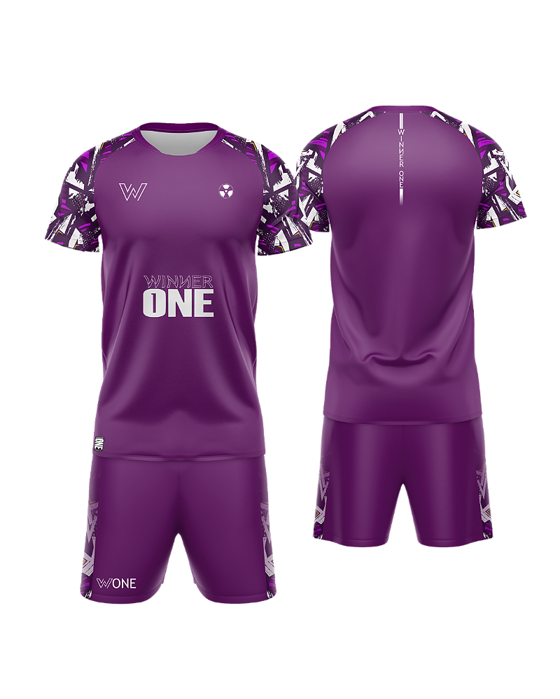 COLEÇÃO PURPLE RADIATION - CONJUNTO MASCULINO ROXO