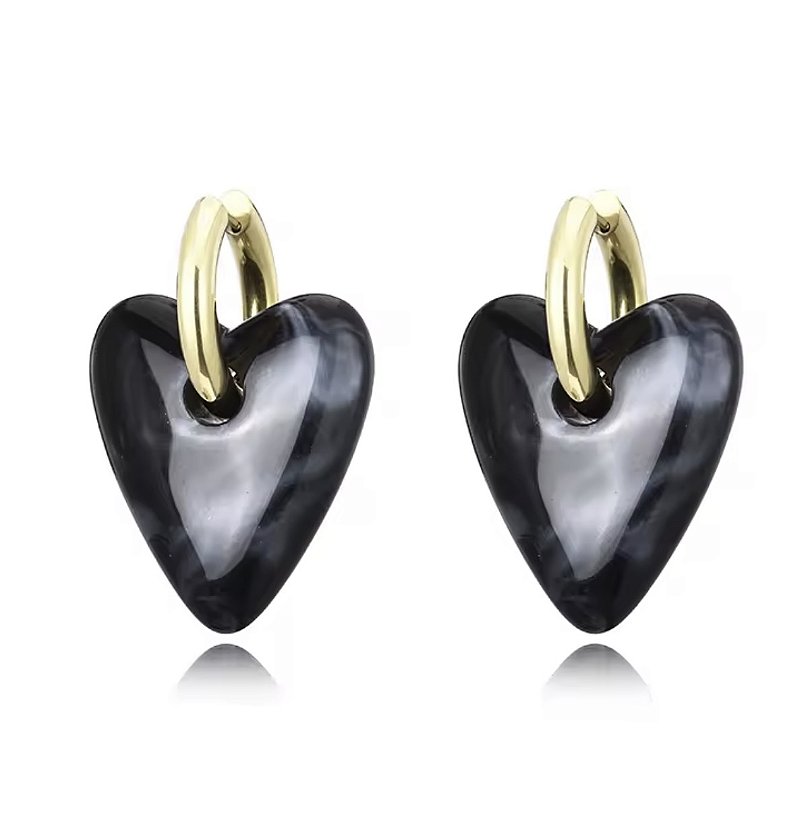 Argola Chunky Heart