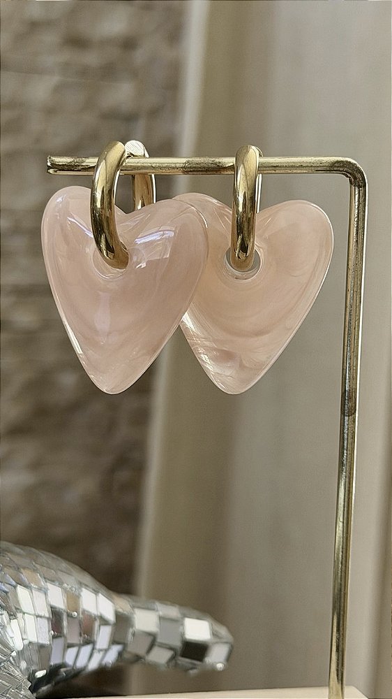 Argola Chunky Heart