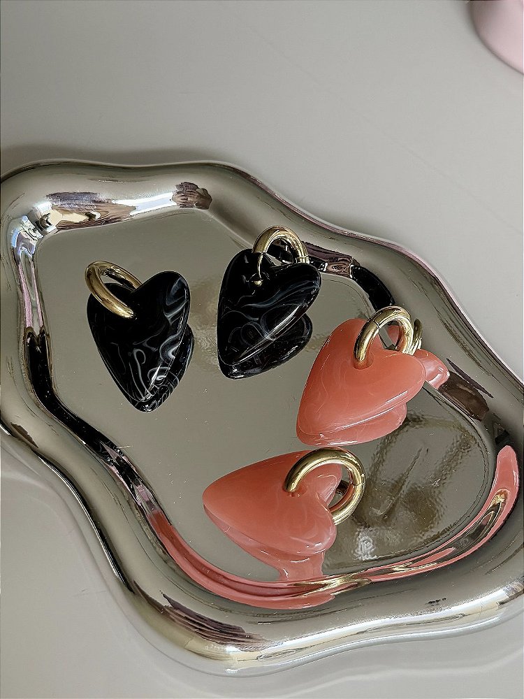 Argola Chunky Heart