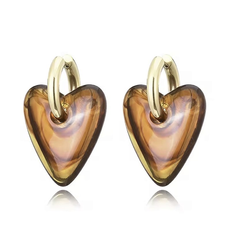 Argola Chunky Heart