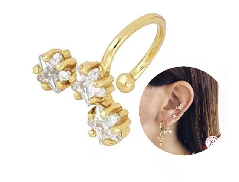 Ear Cuff Três Marias - Prata 925