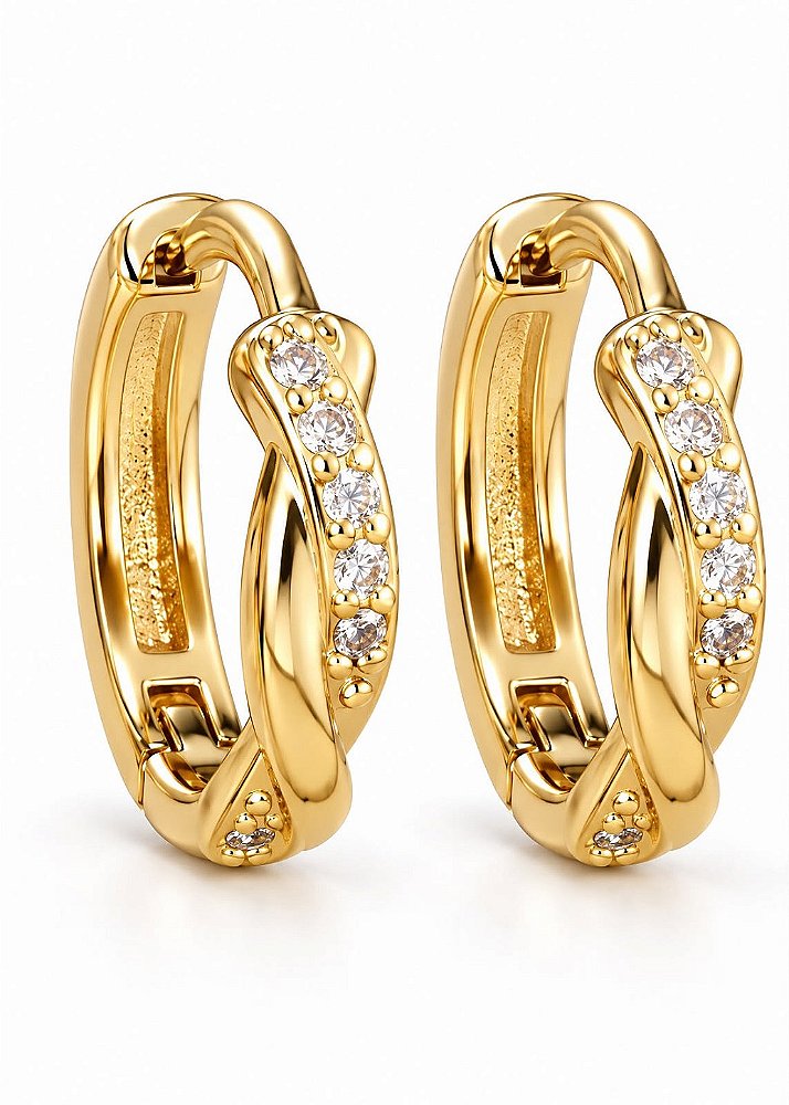 Argola Celestial Twist - Prata 925
