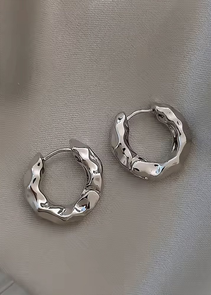 Argola Crushed Metal