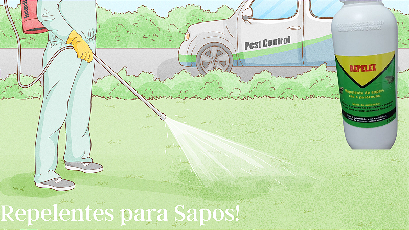 Sapos Repelente Contra Rãs Sapos E Pererecas e Outros 1lt