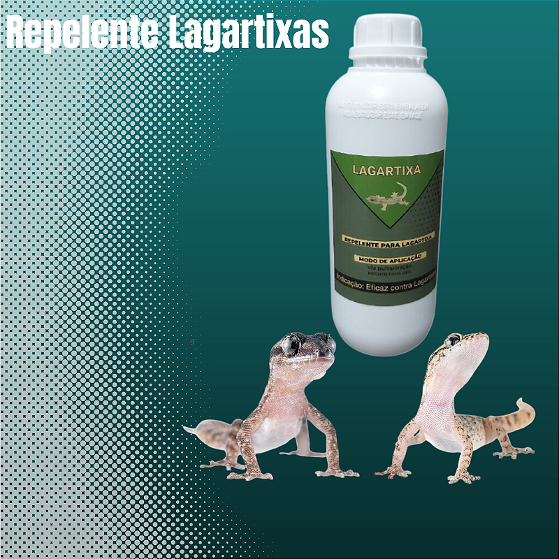 Para Afastar Lagartixa 01 lt Repelente Liquido Específico
