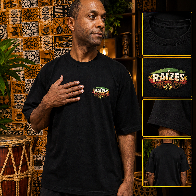 Camiseta Raízes – Coleção Raízes | Estilus Black