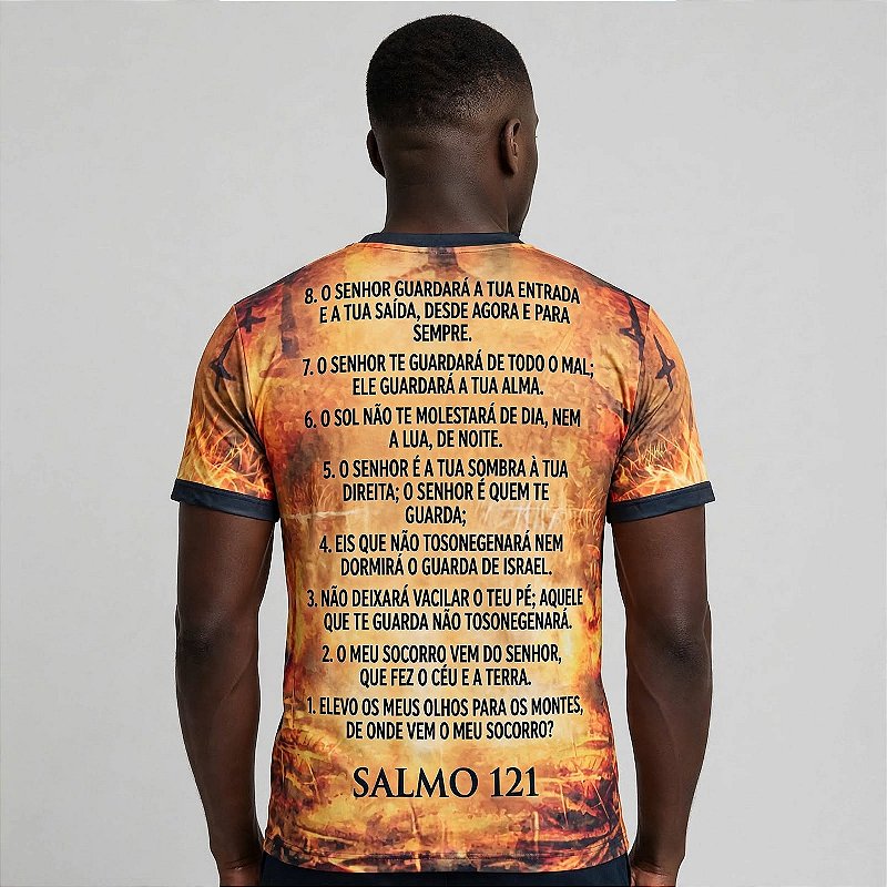 T-shirt Estampa Total Jesus Cristo Coroa de Espinhos - Religiosa