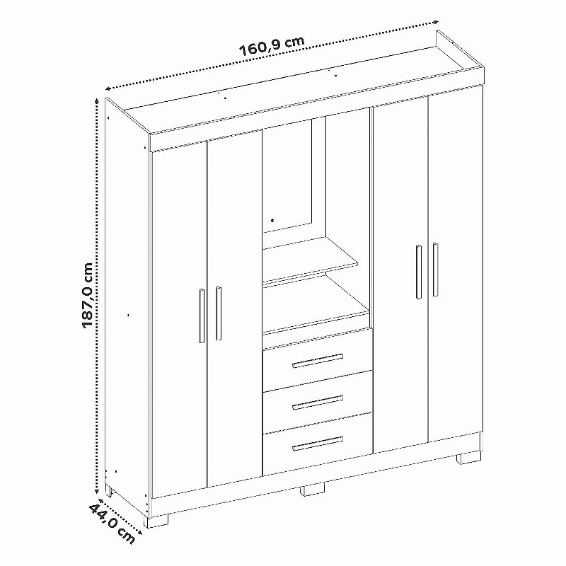 GUARDA ROUPA NT 5015