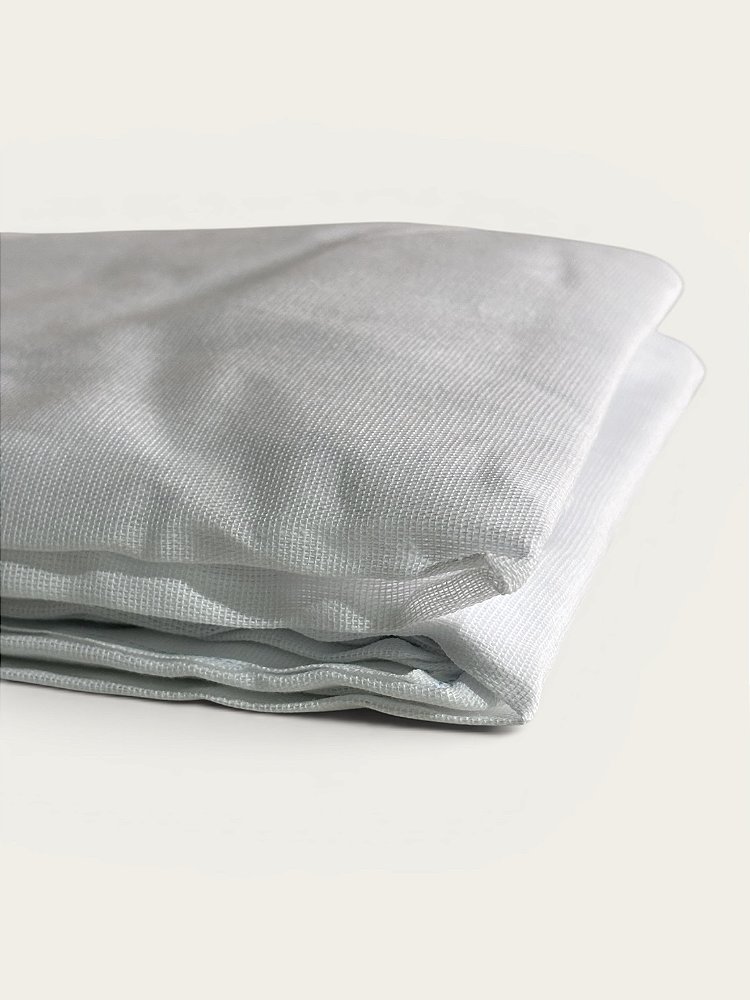 Lençol liso para berço c/elástico padrão americano 1,30m X 70cm X 12cm Branco