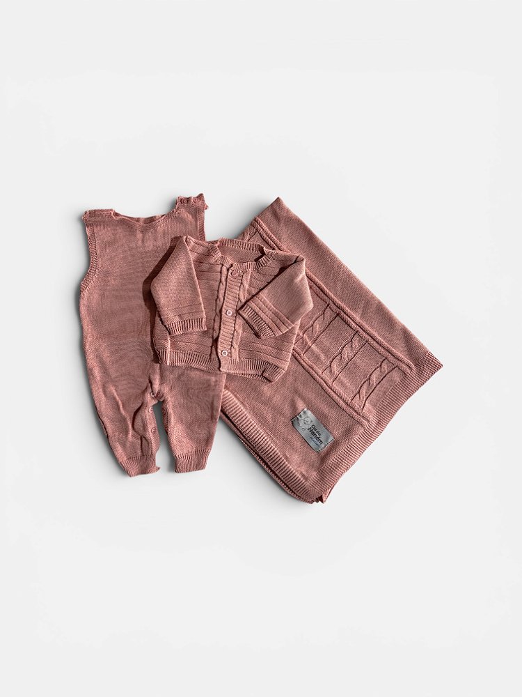 Saída maternidade tricot