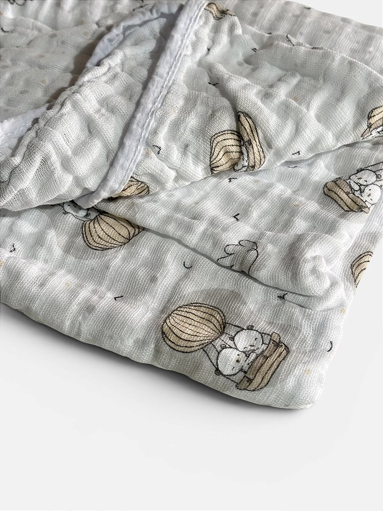 Toalha de banho soft com capuz infantil